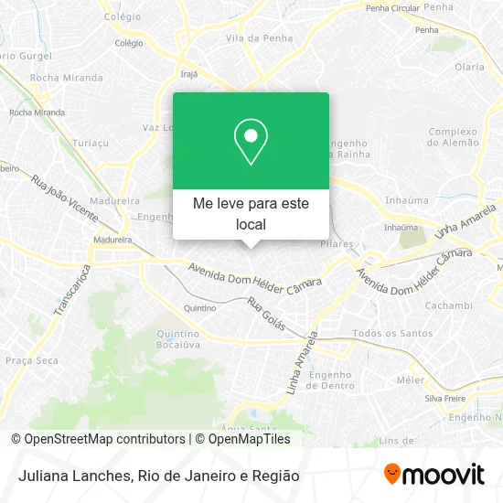 Juliana Lanches mapa