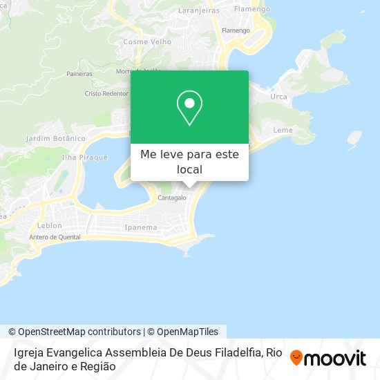 Igreja Evangelica Assembleia De Deus Filadelfia mapa