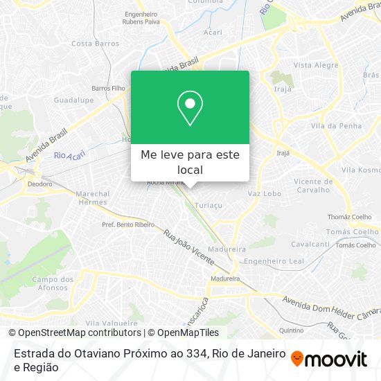 Estrada do Otaviano Próximo ao 334 mapa