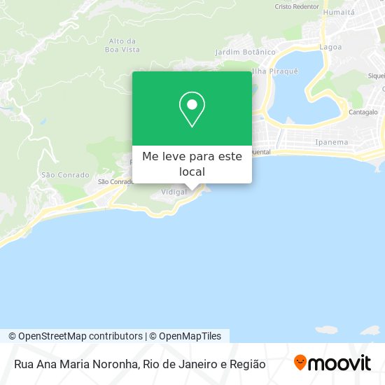 Rua Ana Maria Noronha mapa