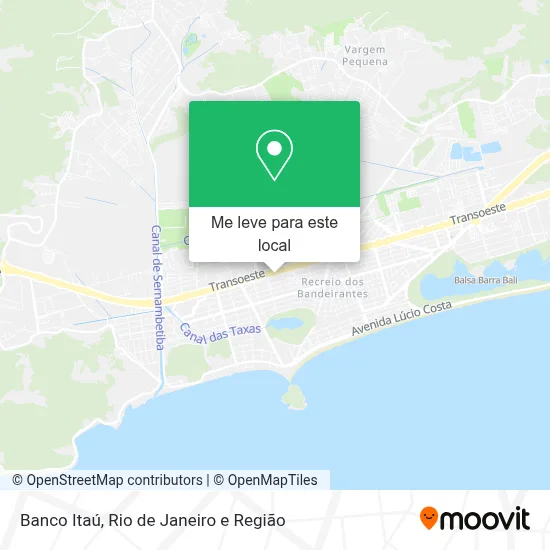 Banco Itaú mapa