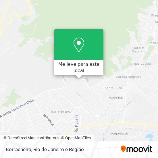 Borracheiro mapa