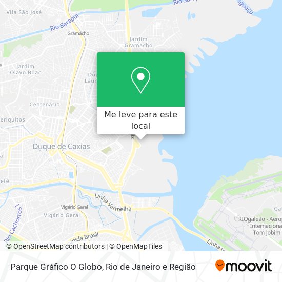 Parque Gráfico O Globo mapa