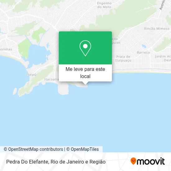 Pedra Do Elefante mapa