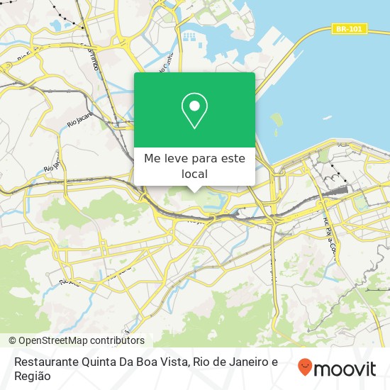 Restaurante Quinta Da Boa Vista mapa