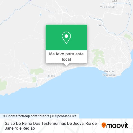 Salão Do Reino Dos Testemunhas De Jeová mapa