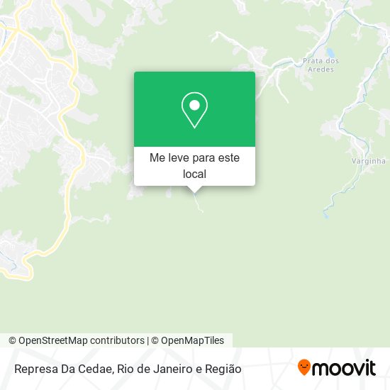 Represa Da Cedae mapa