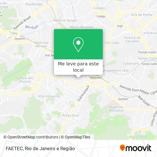 FAETEC mapa