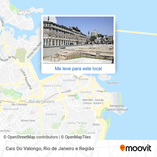 Cais Do Valongo mapa