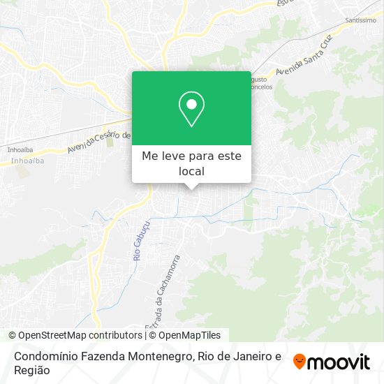 Condomínio Fazenda Montenegro mapa