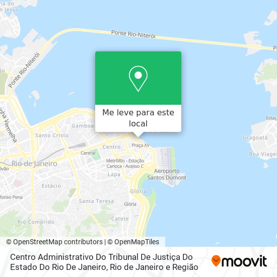 Centro Administrativo Do Tribunal De Justiça Do Estado Do Rio De Janeiro mapa