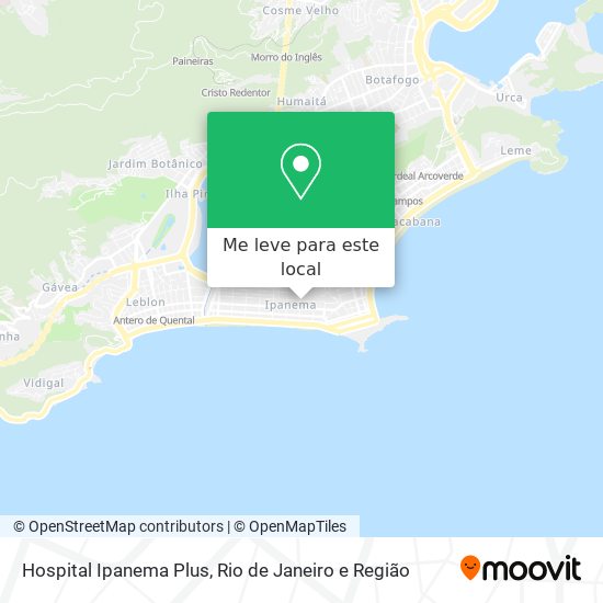 Hospital Ipanema Plus mapa