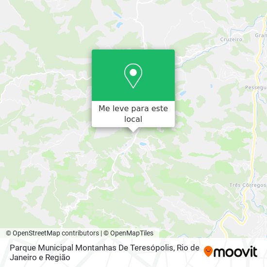 Parque Municipal Montanhas De Teresópolis mapa