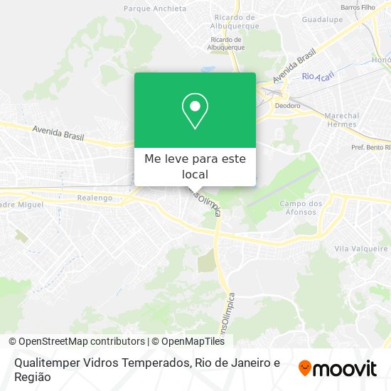 Qualitemper Vidros Temperados mapa