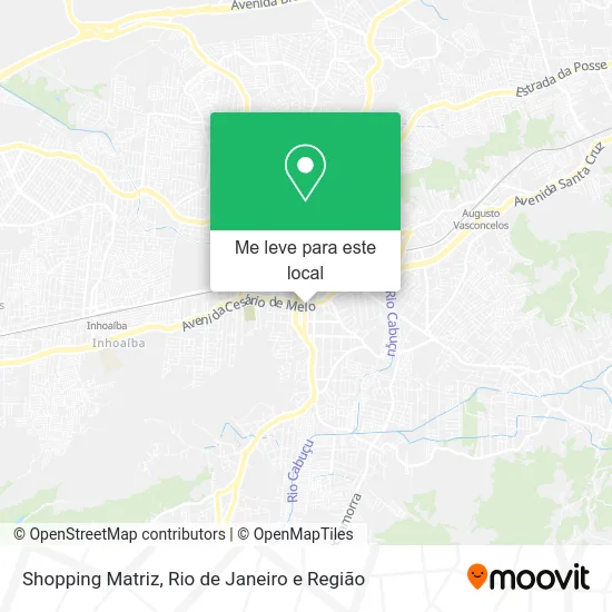 Shopping Matriz mapa