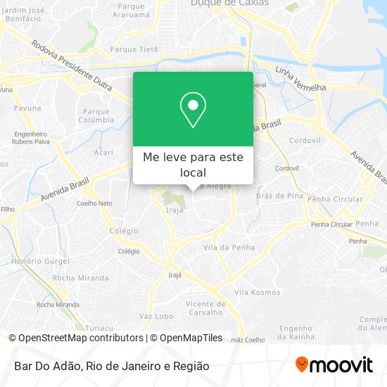 Bar Do Adão mapa