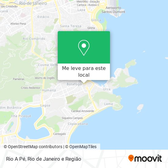 Rio A Pé mapa