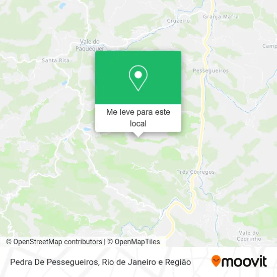 Pedra De Pessegueiros mapa