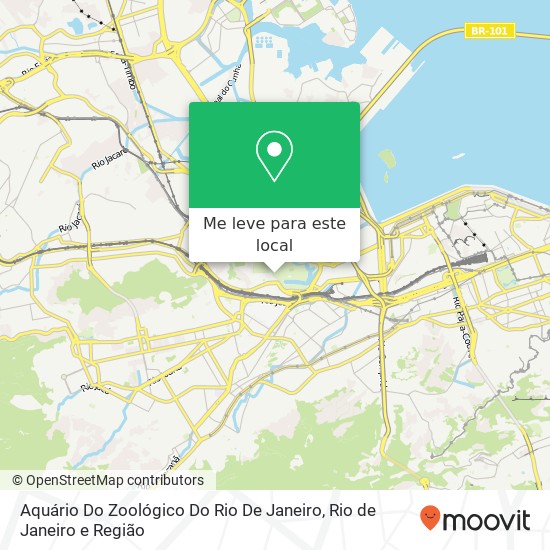 Aquário Do Zoológico Do Rio De Janeiro mapa