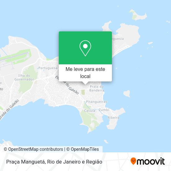 Praça Manguetá mapa