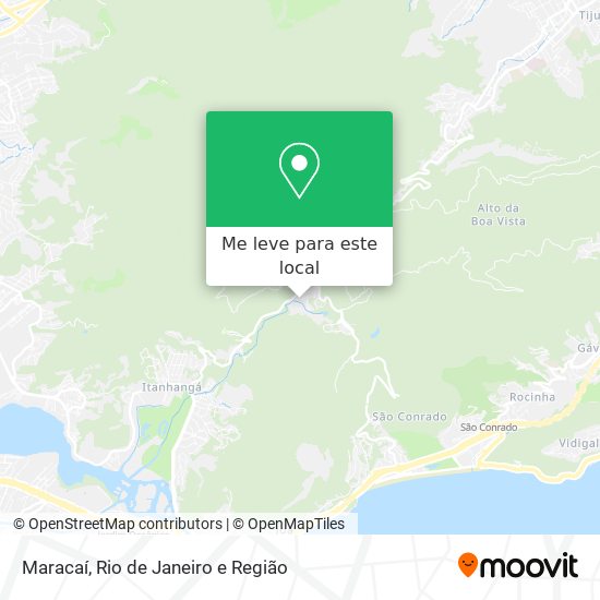 Maracaí mapa