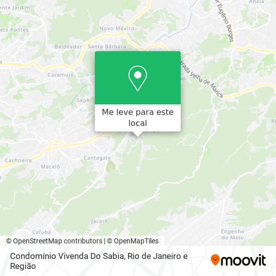 Condomínio Vivenda Do Sabia mapa