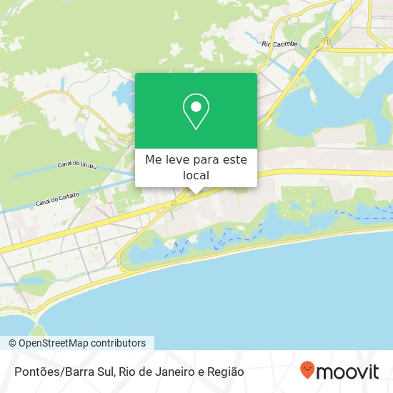 Pontões/Barra Sul mapa