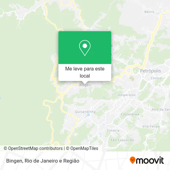 Bingen mapa