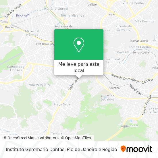 Instituto Geremário Dantas mapa