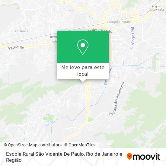 Escola Rural São Vicente De Paulo mapa