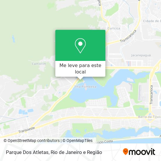 Parque Dos Atletas mapa