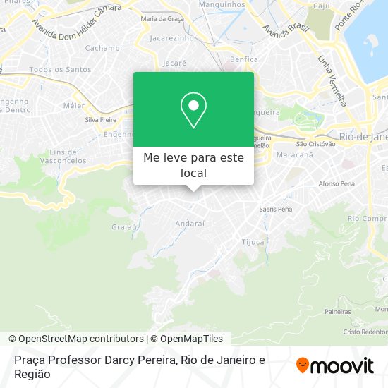 Praça Professor Darcy Pereira mapa