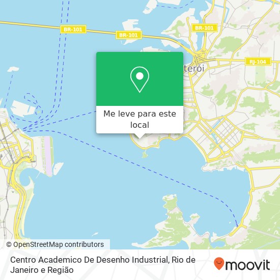 Centro Academico De Desenho Industrial mapa