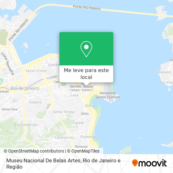 Museu Nacional De Belas Artes mapa