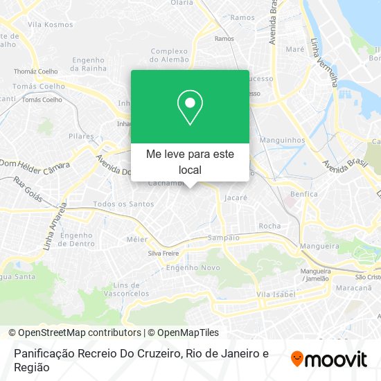 Panificação Recreio Do Cruzeiro mapa