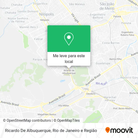 Ricardo De Albuquerque mapa