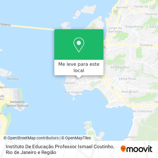 Instituto De Educação Professor Ismael Coutinho mapa
