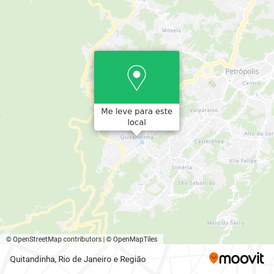 Quitandinha mapa