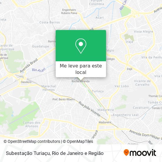 Subestação Turiaçu mapa