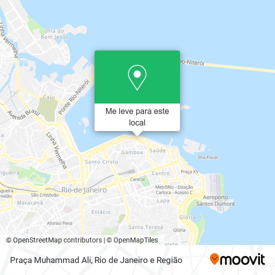 Praça Muhammad Ali mapa