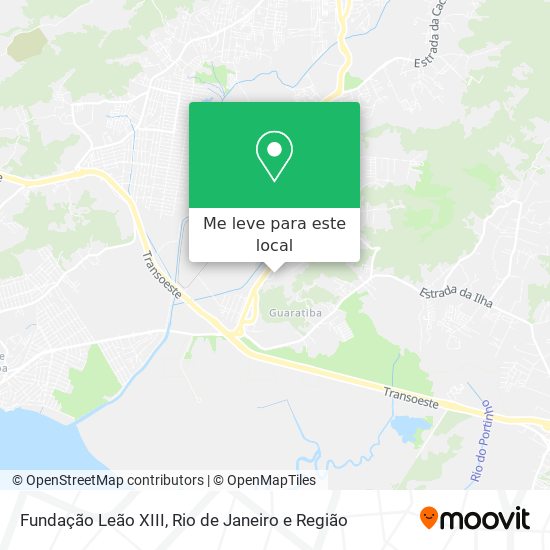 Fundação Leão XIII mapa