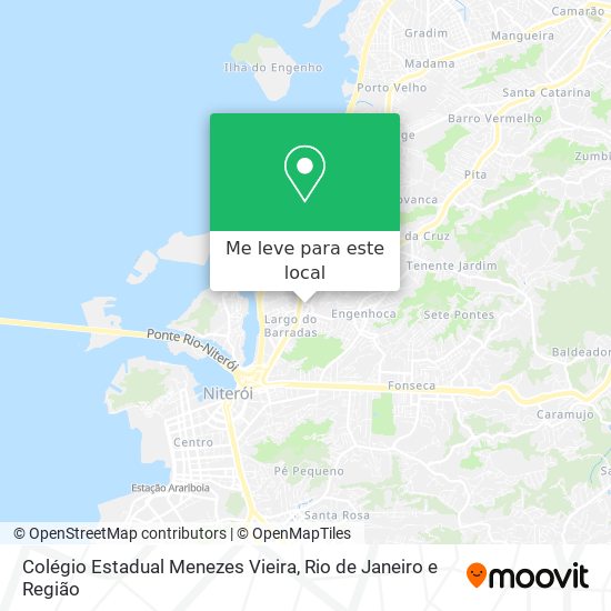 Colégio Estadual Menezes Vieira mapa