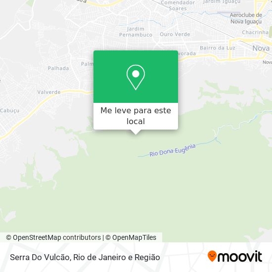 Serra Do Vulcão mapa