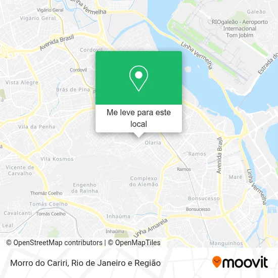 Morro do Cariri mapa