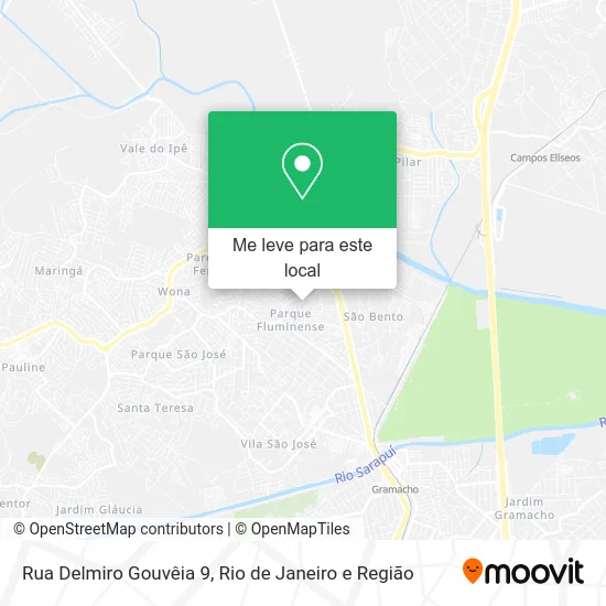 Rua Delmiro Gouvêia 9 mapa