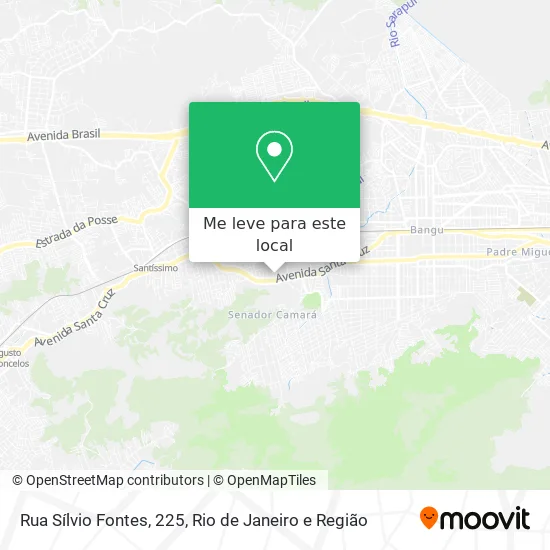 Rua Sílvio Fontes, 225 mapa