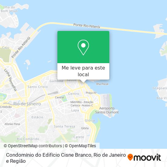 Condomínio do Edifício Cisne Branco mapa