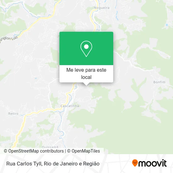 Rua Carlos Tyll mapa