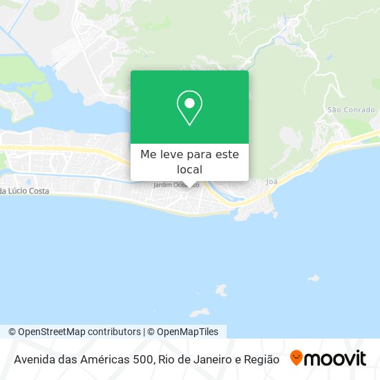 Avenida das Américas 500 mapa