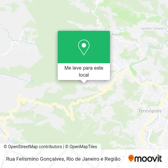 Rua Felismino Gonçalves mapa